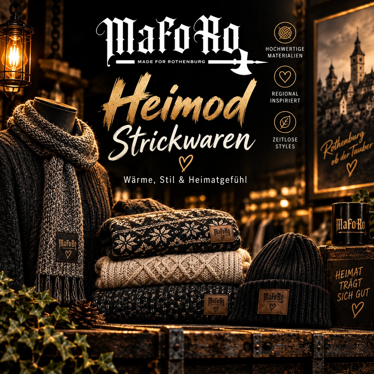 MaFoRo Kategorie-Grafik: Heimod Strickwaren